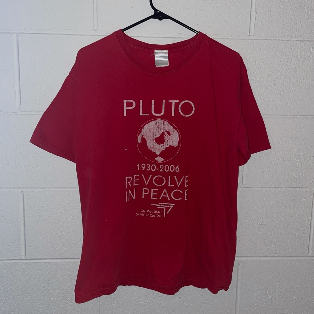 pluto revolve in peace tshirt